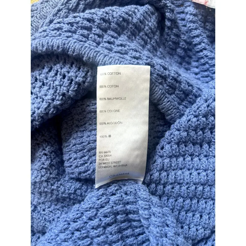 Free People Beach Crochet Button‑Side Crop Top — Size Large